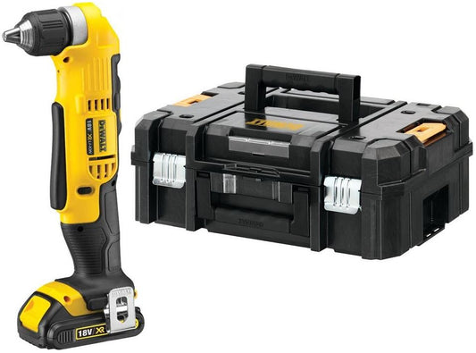 DeWALT DCD740C1 Akku Winkelbohrmaschine Bohrmaschine 18V mit Akku & Koffer