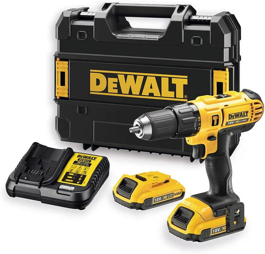 DeWALT DCD776D2T Akku Schlagbohrschrauber Bohrschrauber 18V - 2 Akkus TSTAK Koffer