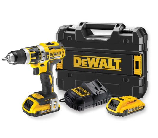 DeWALT DCD795D2 Akku Schlagbohrschrauber 18V Bohrschrauber 2-Gang 2Ah 2-Akkus