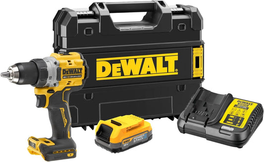 DeWalt DCD800E1T Akku Bohrschrauber bürstenlos 18V Powerstack 1,7Ah Koffer