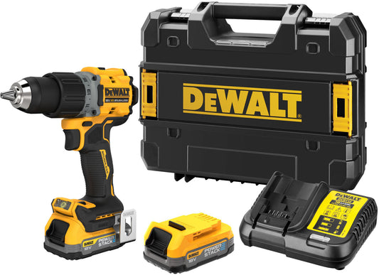 DeWalt DCD800E2T Akku Bohrschrauber bürstenlos 18V Powerstack 1,7Ah T-STAK Box