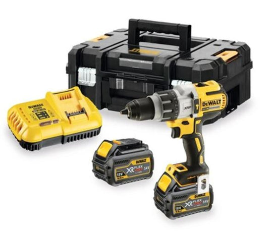 DeWALT DCD996T2 3 Gang Akku Schlagbohrschrauber bürstenlos 18V/54V 2 x 6Ah FlexVolt Koffer