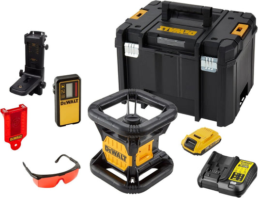 DeWALT DCE074D1R Vollautomatischer Rotationslaser Laser 18V 2Ah mit Zubehör