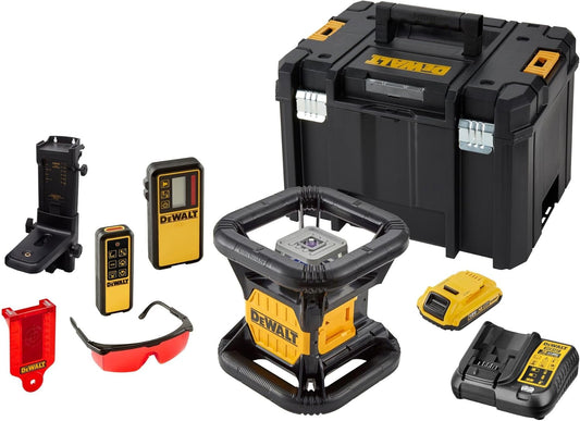 DeWALT DCE079D1R Vollautomatischer Rotationslaser Laser 18V 2,0Ah mit Zubehör