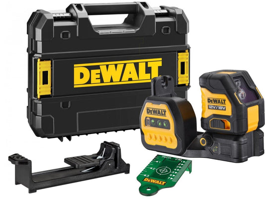 DeWALT DCE088NG18 Kreuzlinien Laser GRÜN 12V 18V mit TSTAK Koffer ohne Akku