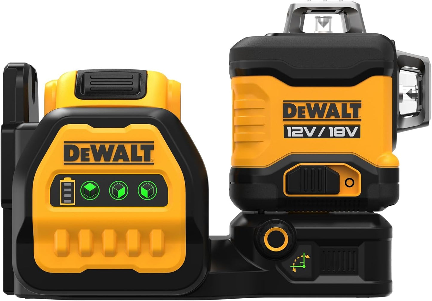DeWALT DCE089D1G18 Akku Multilinien Laser Grün 3x360° Selbstnivellierend 12V & 18V mit TStak-Box und Akku