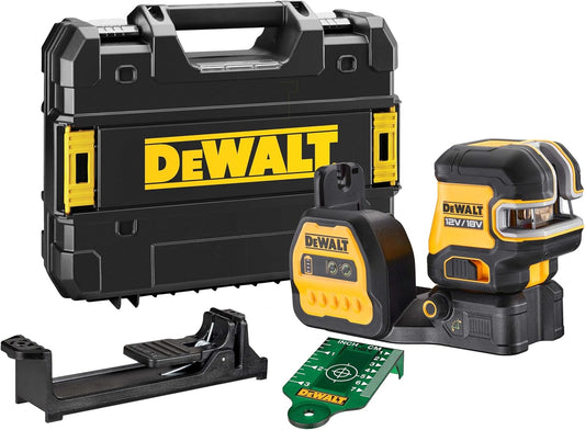 DeWALT DCE825NG18 5-Punkt-Kreuzlinien Laser GRÜN 12V 18V mit TSTAK Koffer