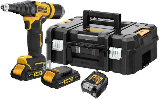 DeWALT DCF403D2GT Akku Nietpistole 18V XR 2,4 - 4,8 mm - 2x 2Ah Akku TSTAK Koffer