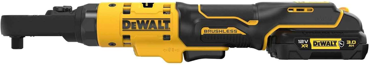 DeWALT DCF500L2G Akku Ratsche 12V bürstenlos 1/4" + 3/8" Umschaltknarre Einlage
