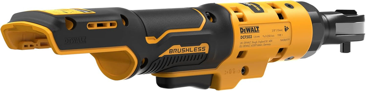 DeWALT DCF503N Akku Ratsche 3/8" bürstenlos Knarre 12V 81 Nm ohne Akku Sologerät