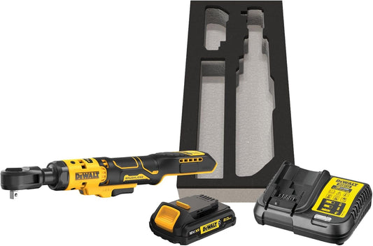 DeWALT DCF513D1G Akku Ratsche 18V bürstenlos 3/8" Umschaltknarre 2Ah Einlage