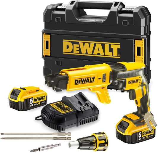 DeWALT DCF620P2K Akku Magazin Trockenbauschrauber 18V 5Ah 2x Akkus Koffer