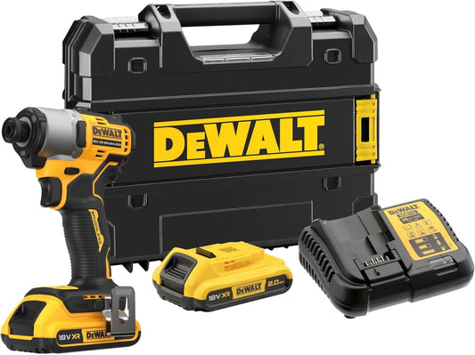 DeWALT DCF840D2T Akku Schlagschrauber 1/4" bürstenlos 18V - 2Ah 2 Akkus Koffer TSTAK