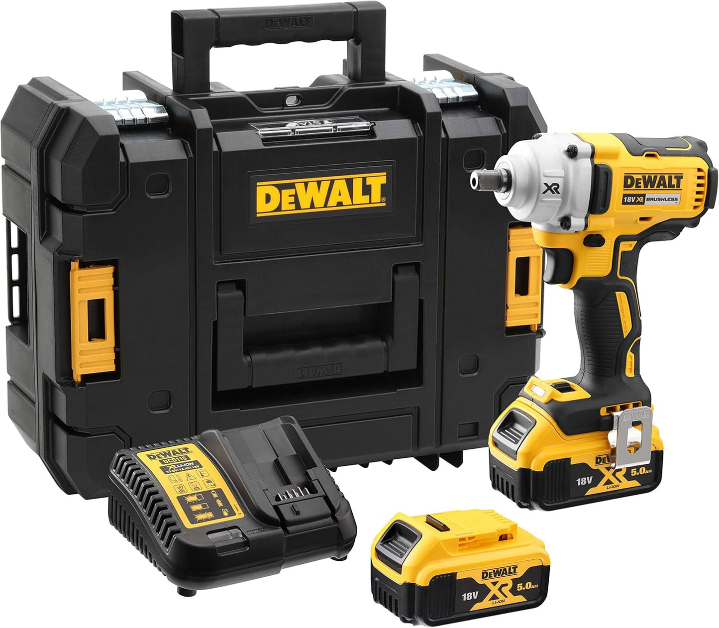 DeWALT DCF894P2 Akku Schlagschrauber bürstenlos 18V - 5Ah 2 Akkus Koffer