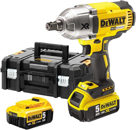 DeWALT DCF899P2 Akku Schlagschrauber Bürstenlos 3 Gang 18V - 5Ah 2 Akkus Koffer