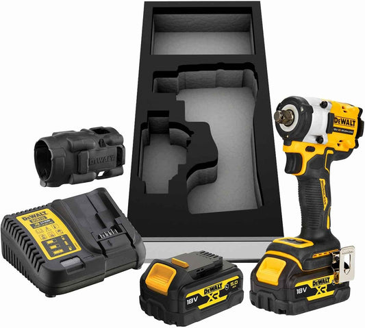 DeWALT DCF921P2G Akku Schlagschrauber 1/2" bürstenlos 18V 5Ah 2 Akkus Einlage