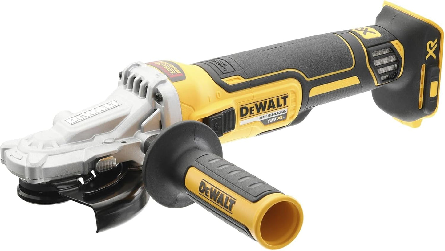 DeWALT DCG405FN Akku Flachkopf Winkelschleifer 18V Ø 125mm bürstenlos ohne Akku