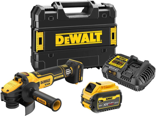 DeWALT DCG409VST1 Akku Winkelschleifer 18V/54V - 6Ah Ø 125 mm regelbar bürstenlos Flexvolt Koffer TSTAK