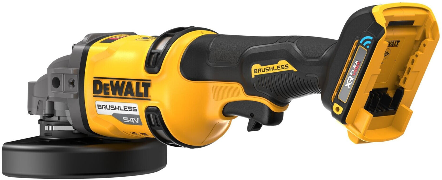 DeWALT DCG418SHDN Dual Switch Akku Winkelschleifer 54V FlexVolt Ø 125 mm bürstenlos ohne Akku