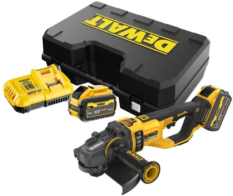 DeWALT DCG460X2 Akku Winkelschleifer bürstenlos 54V FlexVolt Ø 230 mm 9Ah Koffer