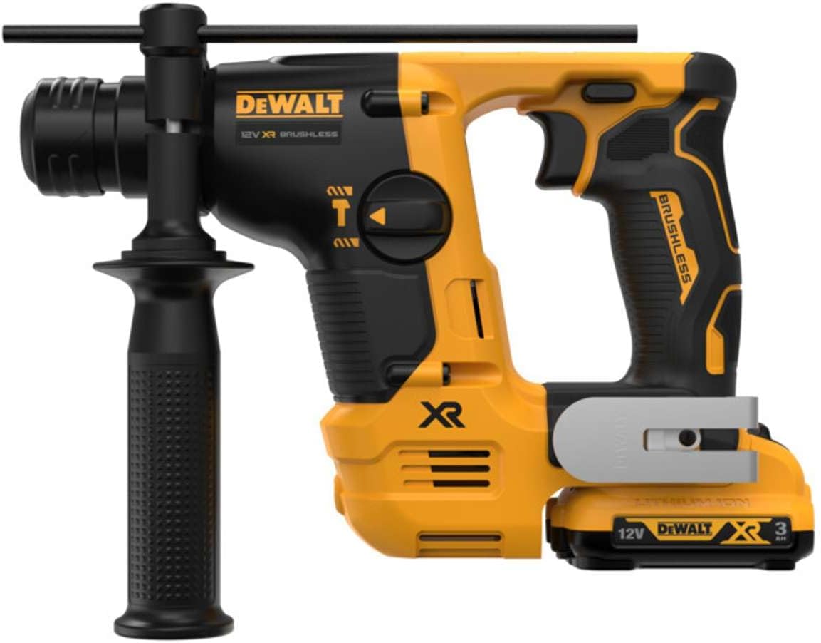 DeWALT DCH072L2 Akku Bohrhammer 12V SDS-Plus 14mm 2x 3Ah Akkus Koffer TSTAK