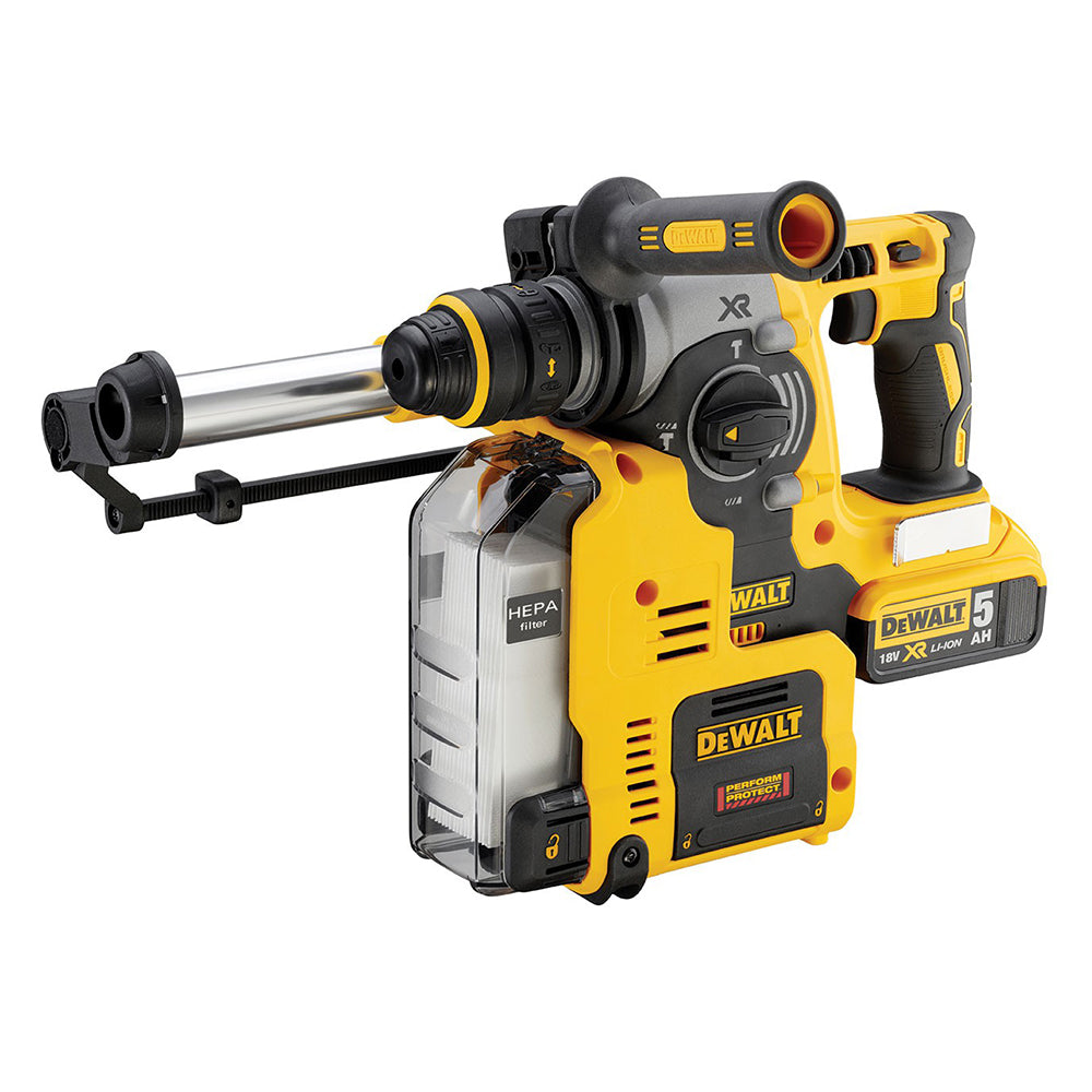 DeWALT DCH275P2 Akku Kombihammer SDS+ Bohrhammer 18V 5Ah Staubabsaugung DCH274