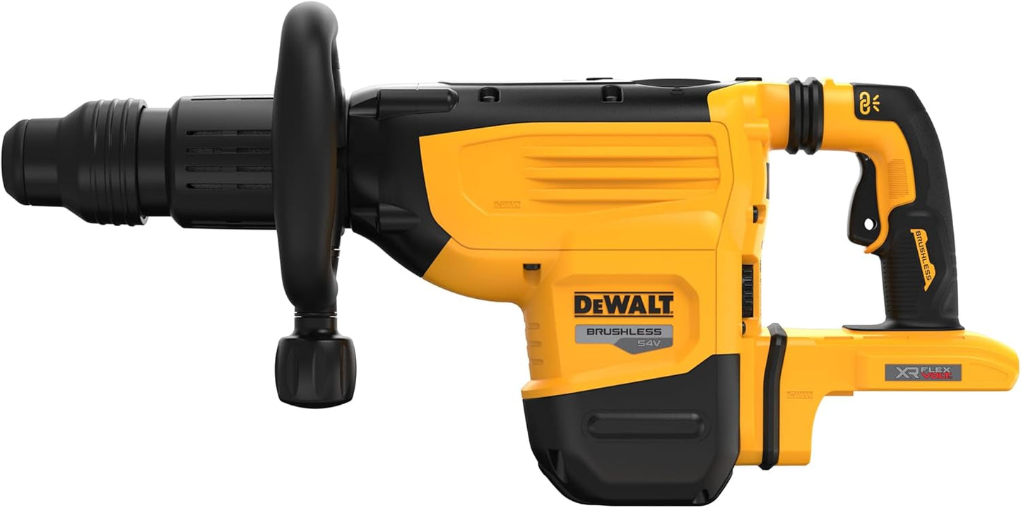 DeWALT DCH892N Akku Meißelhammer Abbruchhammer SDS-Max Bürstenlos 54V ohne Akku Koffer