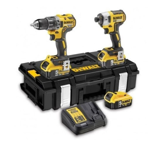 DeWALT DCK266P3 DCD796 Schlagbohrschrauber DCF887 Schlagschrauber 18V 3 x 5Ah Koffer DS150