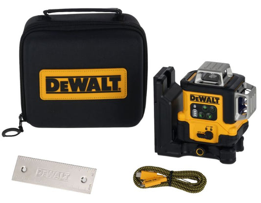 DeWALT DCLE14361GB Multilinienlaser 3x360° Grün mit integriertem Akku USB-C