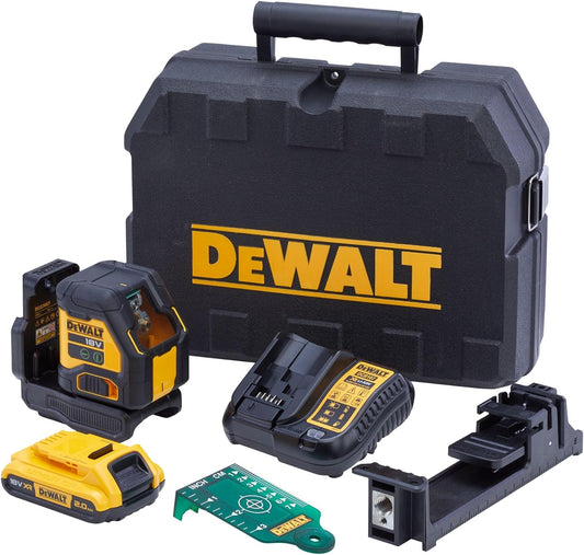 DeWALT DCLE34021D1 Akku Linienlaser Kreuzlinienlaser Laser grün 18V/2Ah Koffer