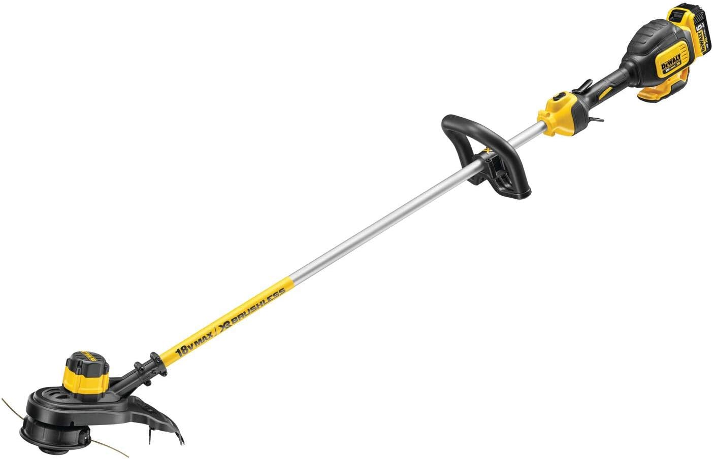 DeWALT DCM561P1 Akku Rasentrimmer 18V 5Ah Li-ion 173 cm mit Akku & Ladegerät