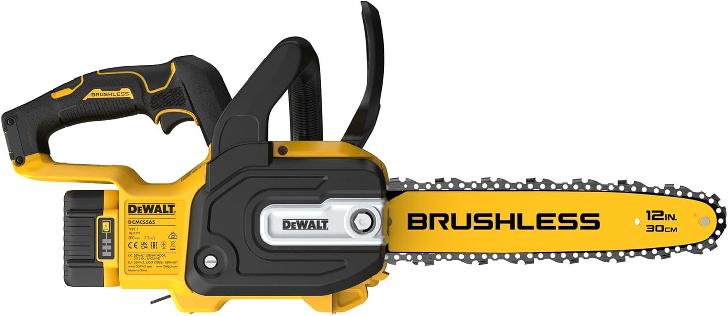 DeWALT DCMCS565P1 Akku Kettensäge 18V bürstenlos 30cm 5Ah Li-ion