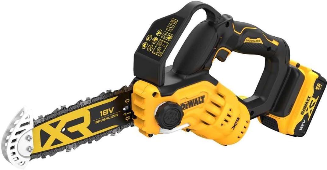 DeWALT DCMPS520P1 Akku Astsäge 18V bürstenlos 20 cm Schwert mit 5Ah Li-ion