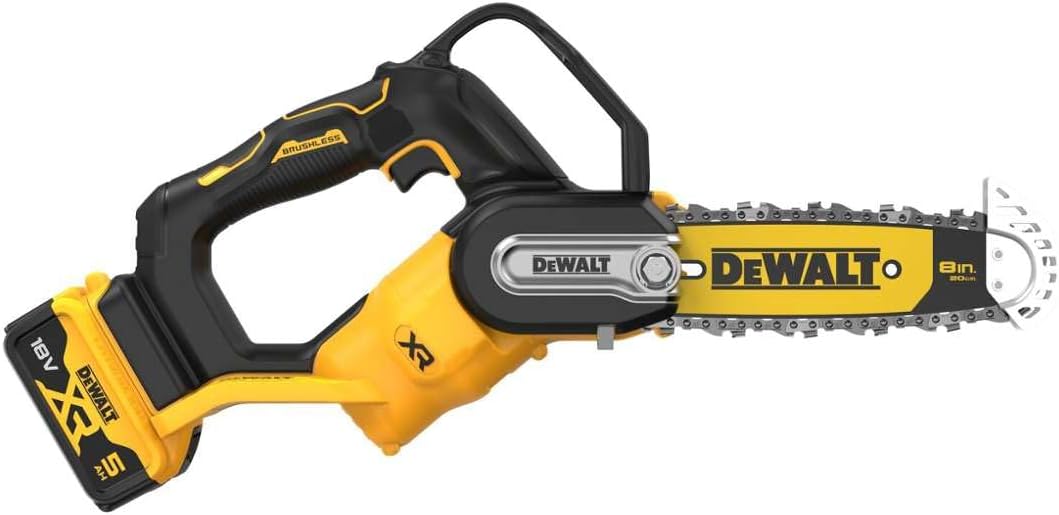 DeWALT DCMPS520P1 Akku Astsäge 18V bürstenlos 20 cm Schwert mit 5Ah Li-ion