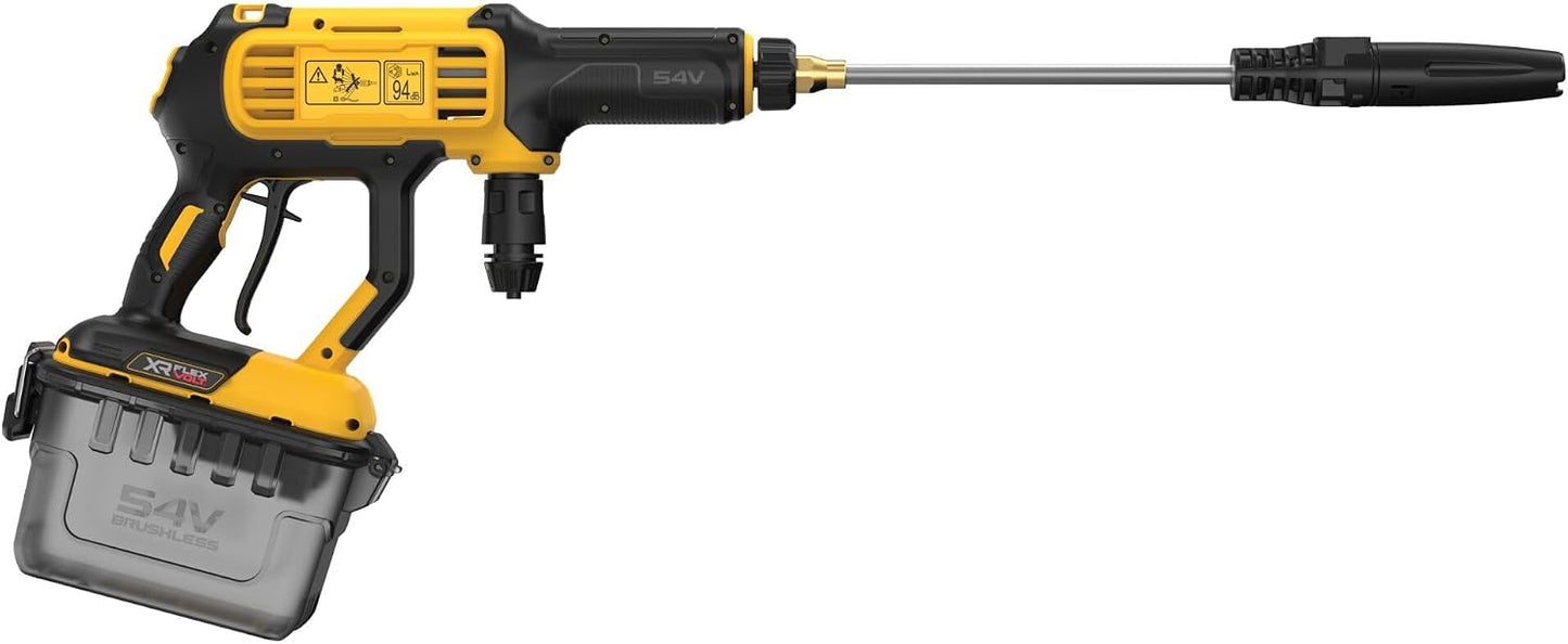 DeWALT DCMPW1000N Akku Druckreiniger 54V Hochdruckreiniger 69 Bar ohne Akku Sologerät