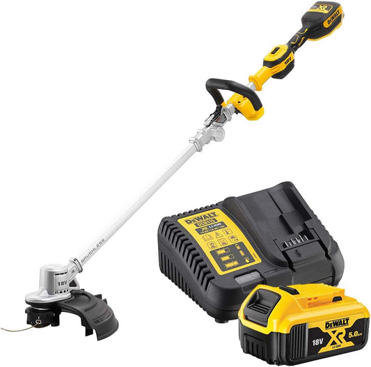 DeWALT DCMST561P1 Akku Rasentrimmer 18V 36cm 5Ah faltbar