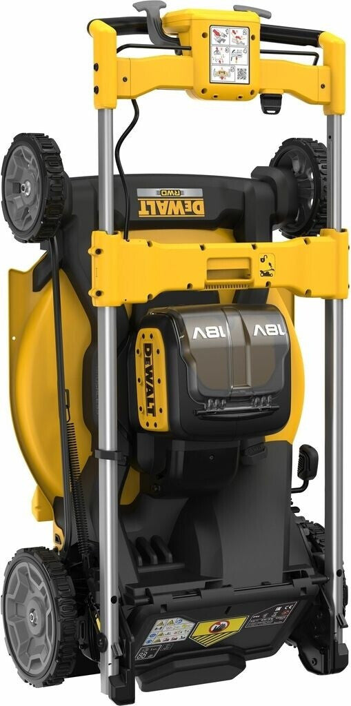 DeWALT DCMWSP156W2 Akku Rasenmäher Bürstenlos 2x 18V 53cm 67L 2 Akkus 8Ah