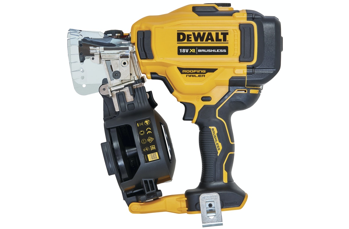 DeWALT DCN45RND2 Akku Dachpappennagler Nagler für Dachdecker bürstenlos 18V 2Ah Koffer TSTAK