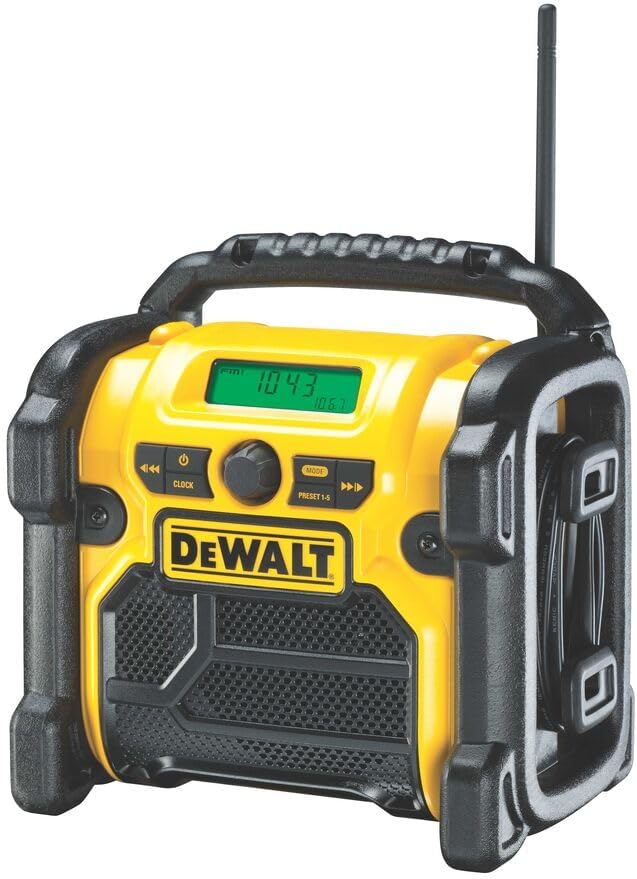 DeWALT DCR019 Akku Baustellenradio Radio FM-AM Netzanschluss oder Akku