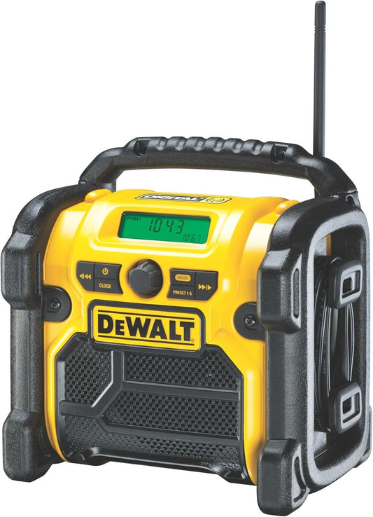 DeWALT DCR020 Akku Baustellen Radio kompakt DAB+ mit Netzanschluss 10.8V - 18V
