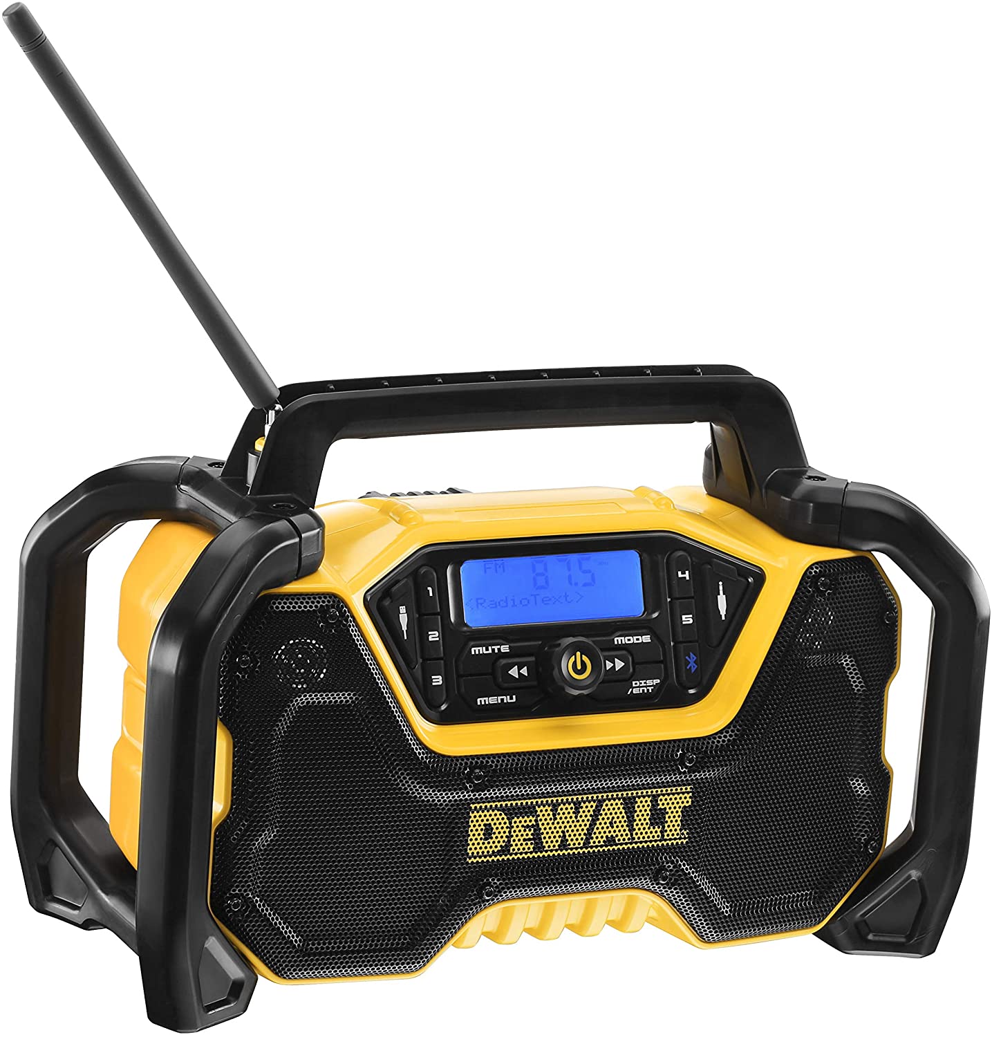 DeWALT DCR029 Akku- & Netz Radio Baustellenradio DAB+ und FM mit Bluetooth 12V bis 54V XR Li-Ion ohne Akku