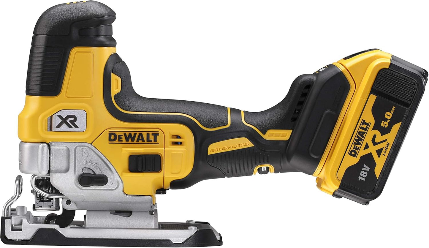 DeWALT DCS335P2 Akku-Pendelhub-Stichsäge 18V 5,0Ah Li-ion bürstenlos mit 2 Akkus
