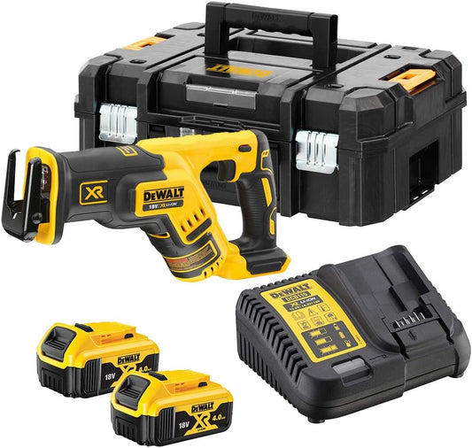 DeWALT DCS367P2 Akku Säbelsäge Fuchsschwanz Reciprosäge 18V 5Ah mit TSTAK Box II