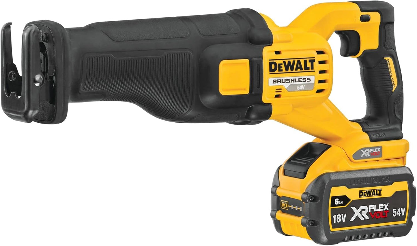 DeWALT DCS389T2 Akku Säbelsäge Fuchsschwanz Reciprosäge bürstenlos 54V FlexVolt 2 x 6Ah Koffer