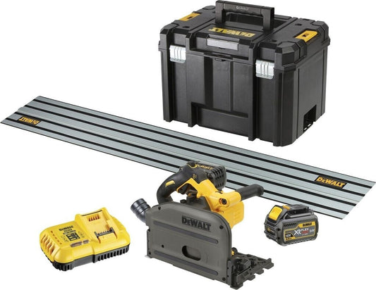 DeWalt DCS520T2 Akku Tauchkreissäge 54V 6Ah XR FLEXVOLT 165mm 2 Akkus Schiene