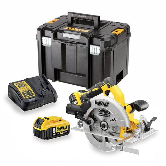 DeWALT DCS570P2 Akku Handkreissäge 184 mm bürstenlos kabellos 18V 5Ah 2x Akkus
