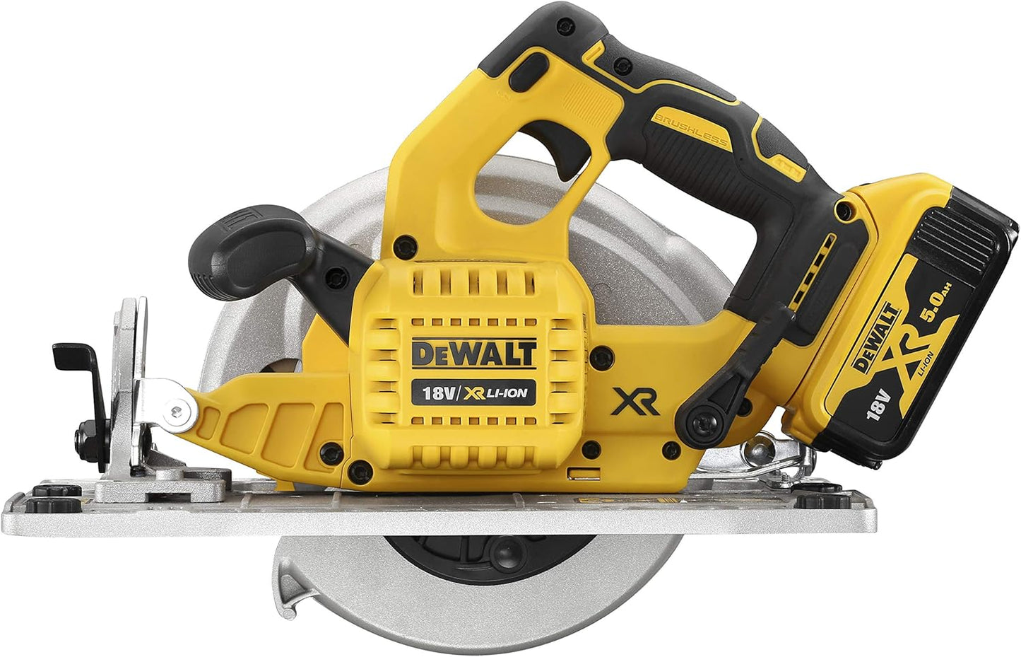 DeWALT DCS572P2 Akku Handkreissäge 184 mm bürstenlos 18V - 2x5Ah TSTAK Koffer VI