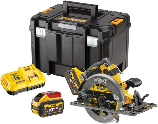 DeWALT DCS579X2 Akku Handkreissäge bürstenlos 54V 9Ah XR FlexVolt - Ø 190mm 2 Akkus Koffer TSTAK