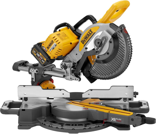 DeWALT DCS727T2 Akku Paneelsäge Radial Gehrungssäge 54V 6Ah XR FLEXVOLT 250 mm bürstenlos 2 Akkus
