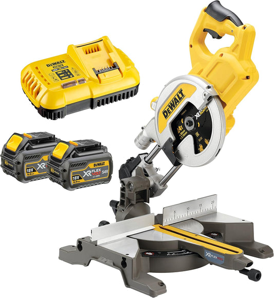 DeWALT DCS777T2 Akku Paneelsäge Kappsäge Gehrungssäge 216mm 80mm 54V FlexVolt